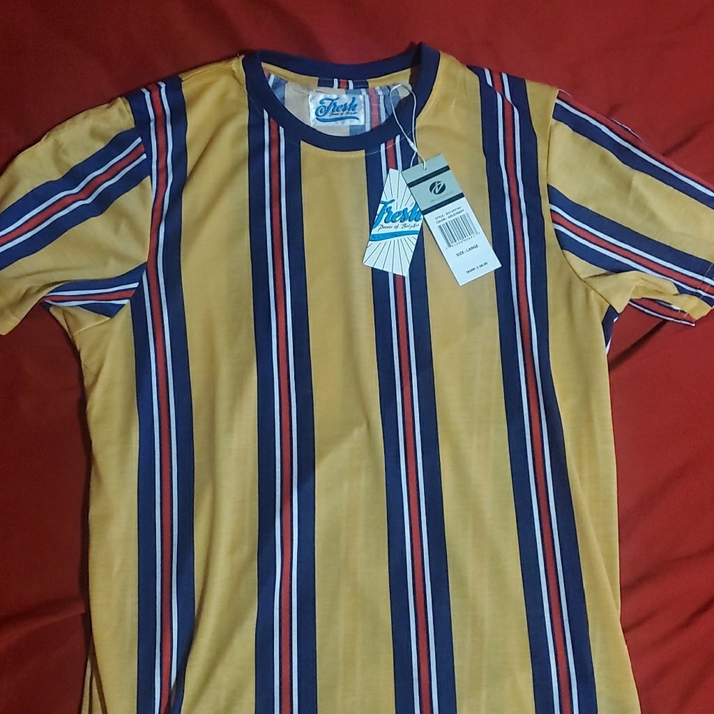 Fresh prints / drill clothing co. striped shirt